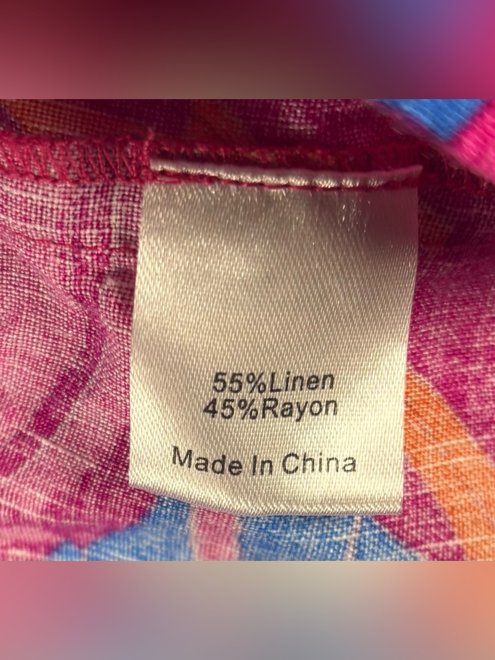 Tuckernuck X Cameran Eubanks Wimberly Wild Azalea Dress Linen Pink Dress Medium - Picture 10 of 11
